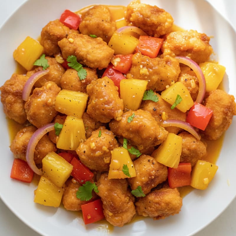 Sweet and Sour Chicken with Pineapple