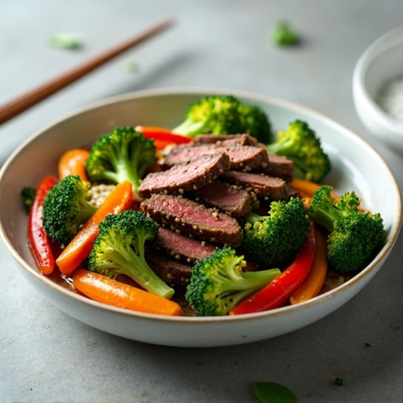 Garlic Ginger Beef and Broccoli Stir-Fry