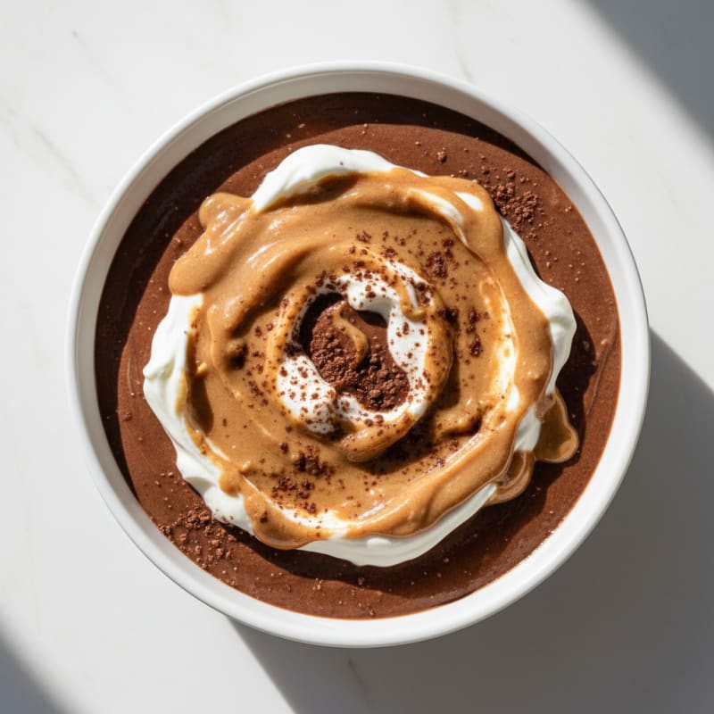 Silky Chocolate Protein Pudding with Greek Yogurt
