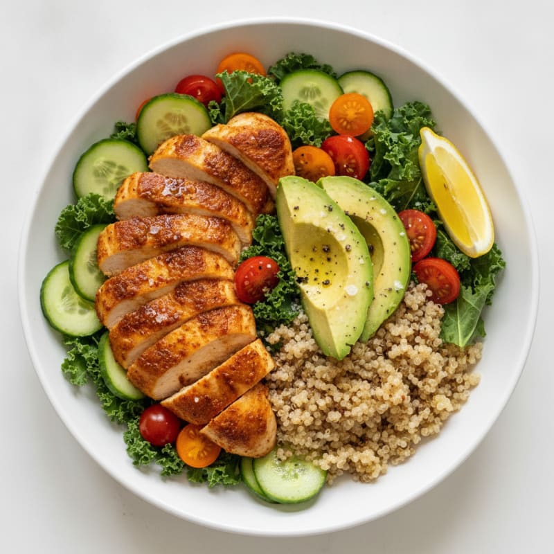 Harissa Avocado Grain Bowl