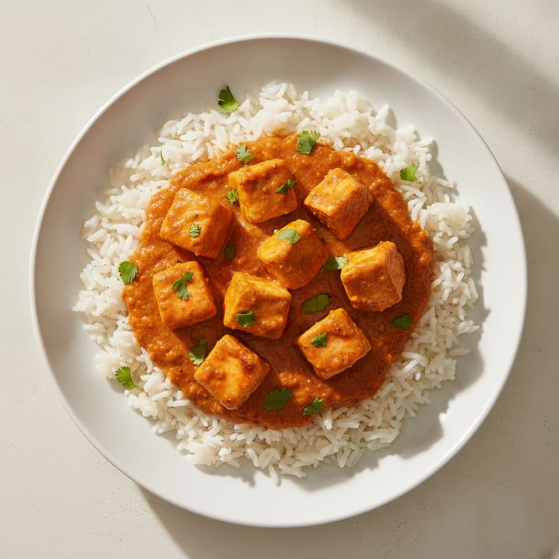 Spiced Butter Chicken with Basmati Rice