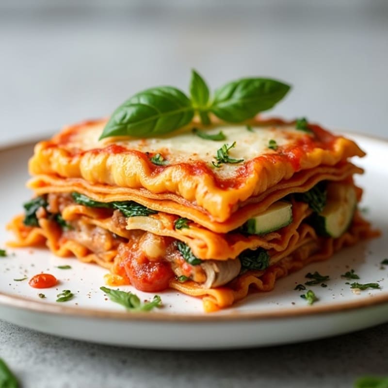 Hearty Baked Veggie Lasagna
