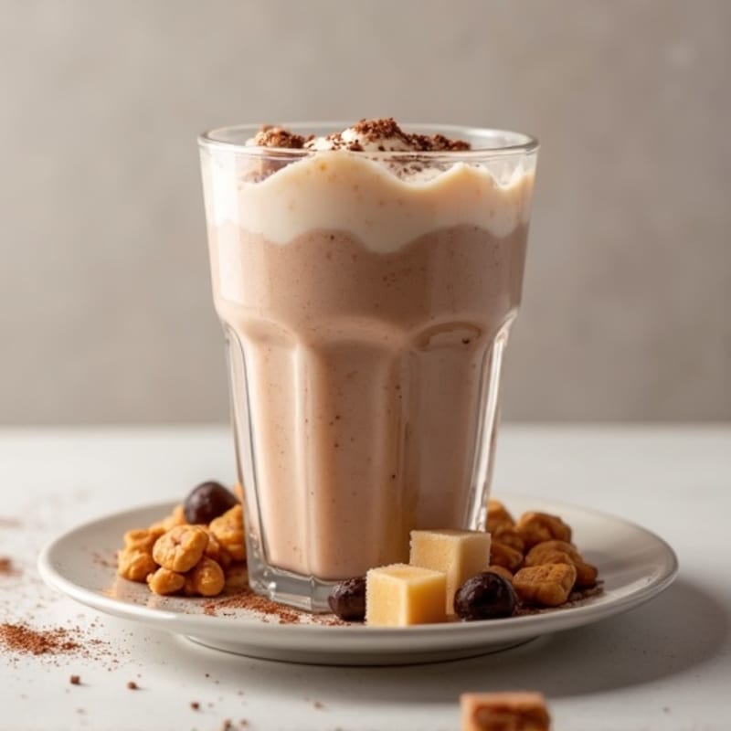 High-Protein Creamy Chocolate Peanut Butter Frosty