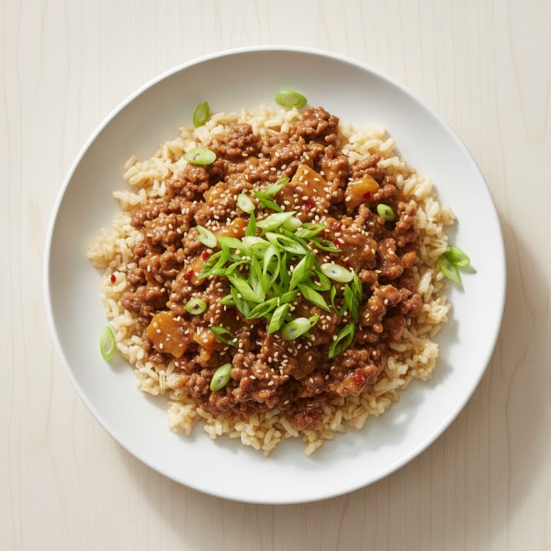 Minced Beef Bulgogi with Scallions