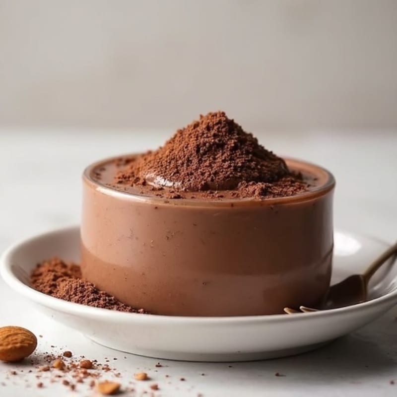 Silky Chocolate Protein Pudding with Greek Yogurt