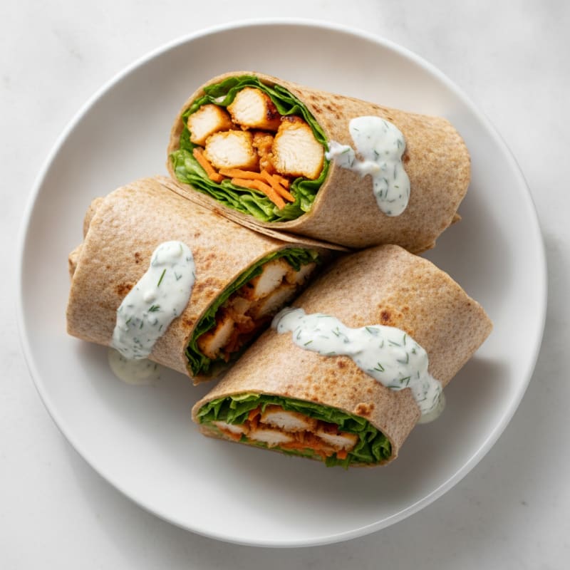 Buffalo Ranch Chicken Wrap