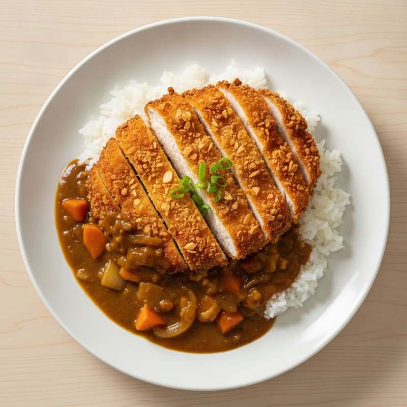 Chicken Katsu Curry with Rice