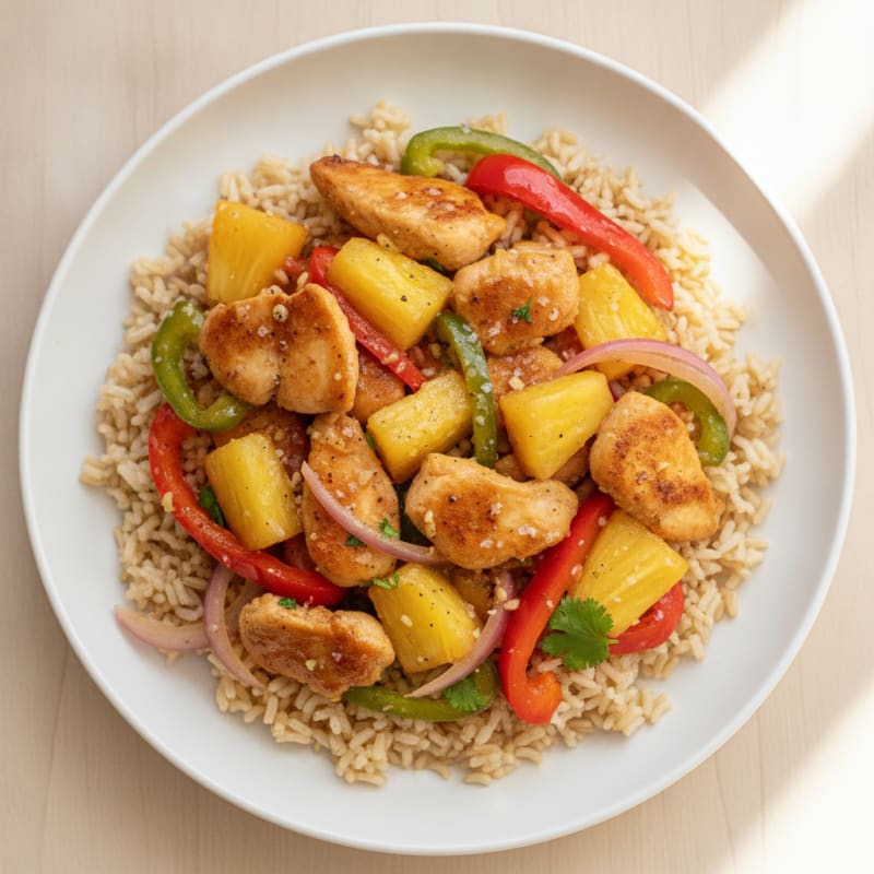 Sweet and Sour Chicken with Pineapple