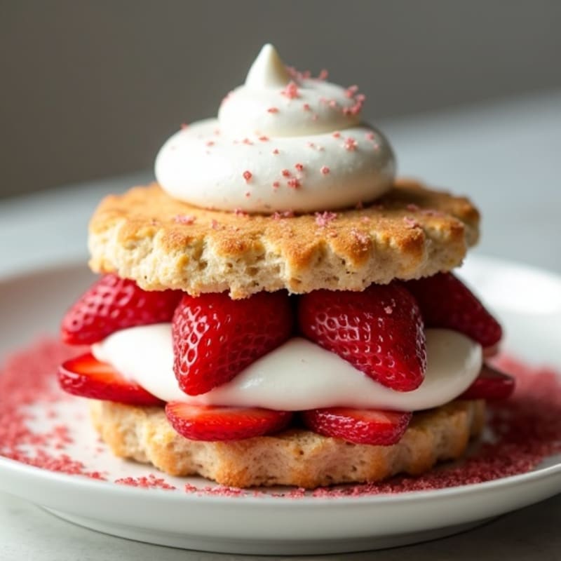 Whole Grain Strawberry Shortcake with Whipped Coconut Cream