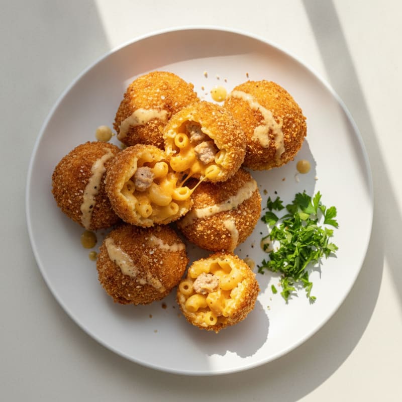 Deep-Fried Mac & Cheese Balls