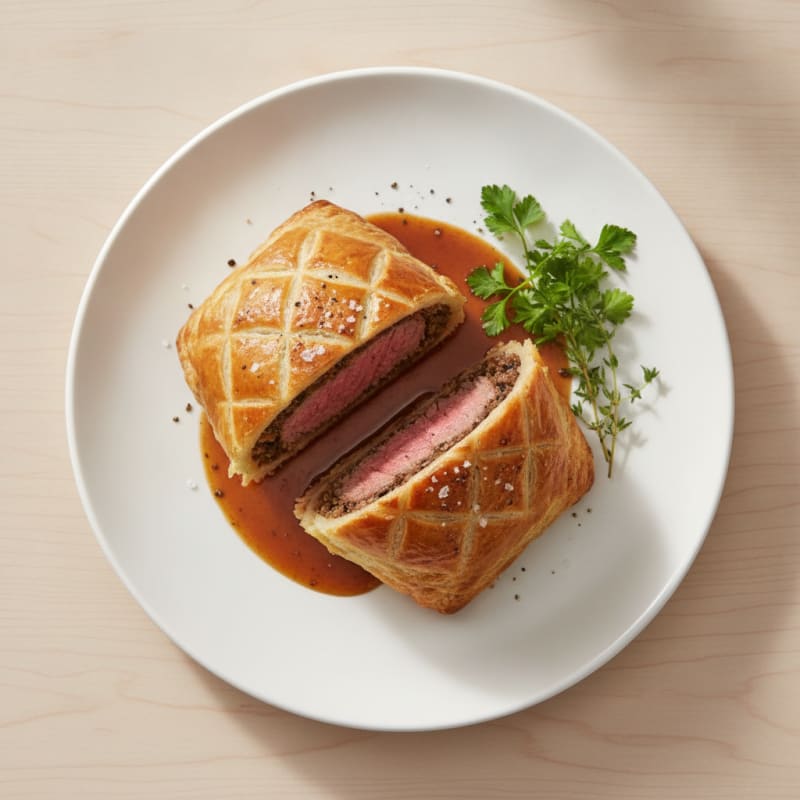 Classic Beef Wellington with Mushroom Duxelles