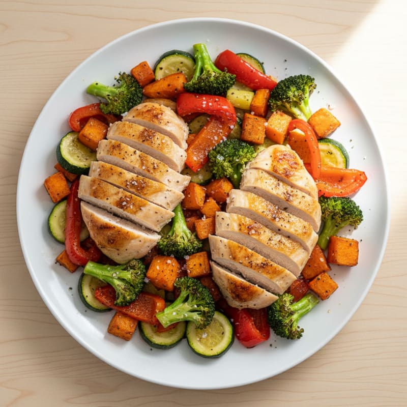 Sheet Pan Lemon Herb Chicken and Veggies