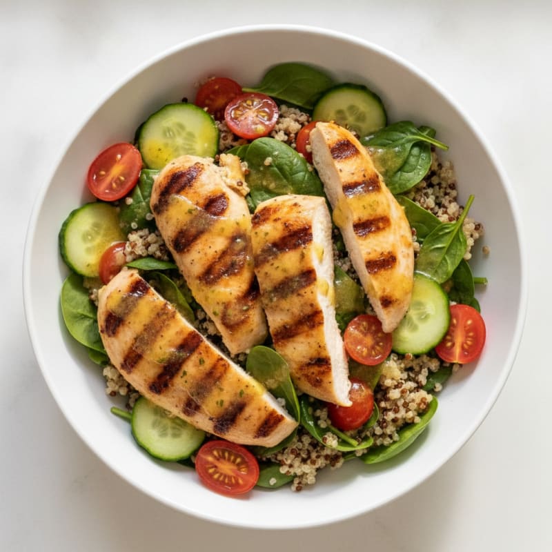 Grilled Chicken and Quinoa Power Bowl