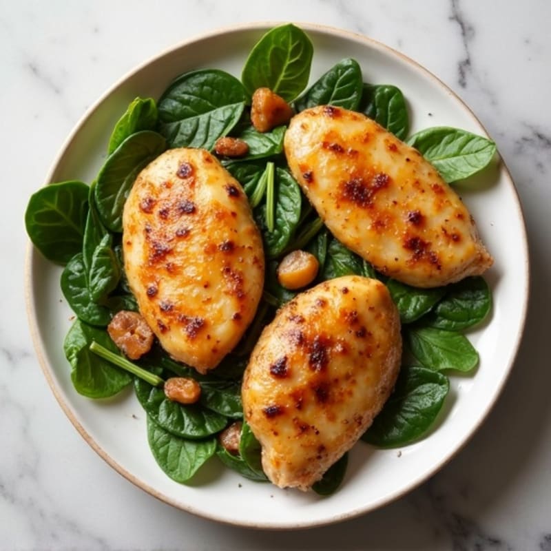 Caramelized Ginger Apple Chicken Skillet
