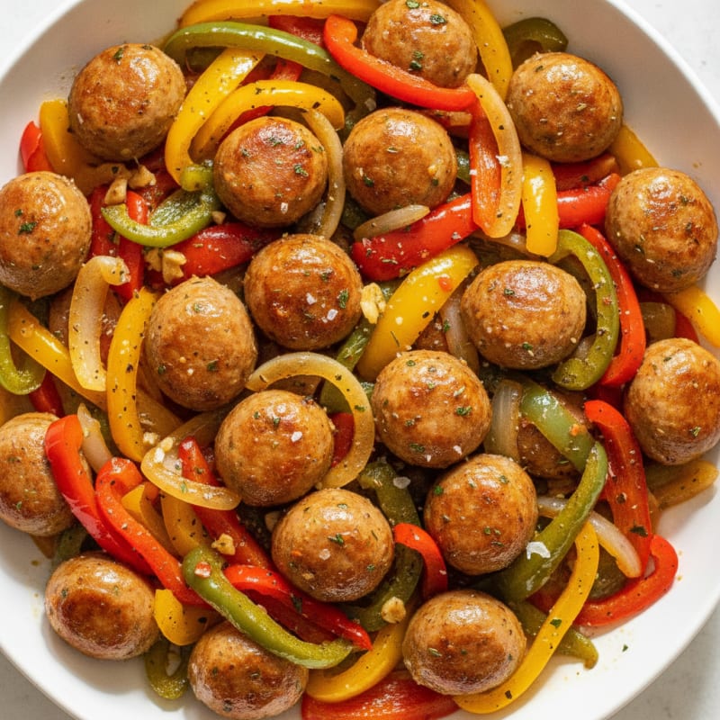 Italian Chicken Sausage with Peppers