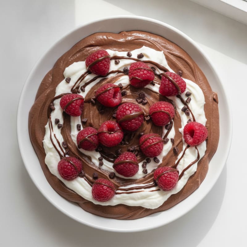 Silky Chocolate Protein Pudding with Greek Yogurt
