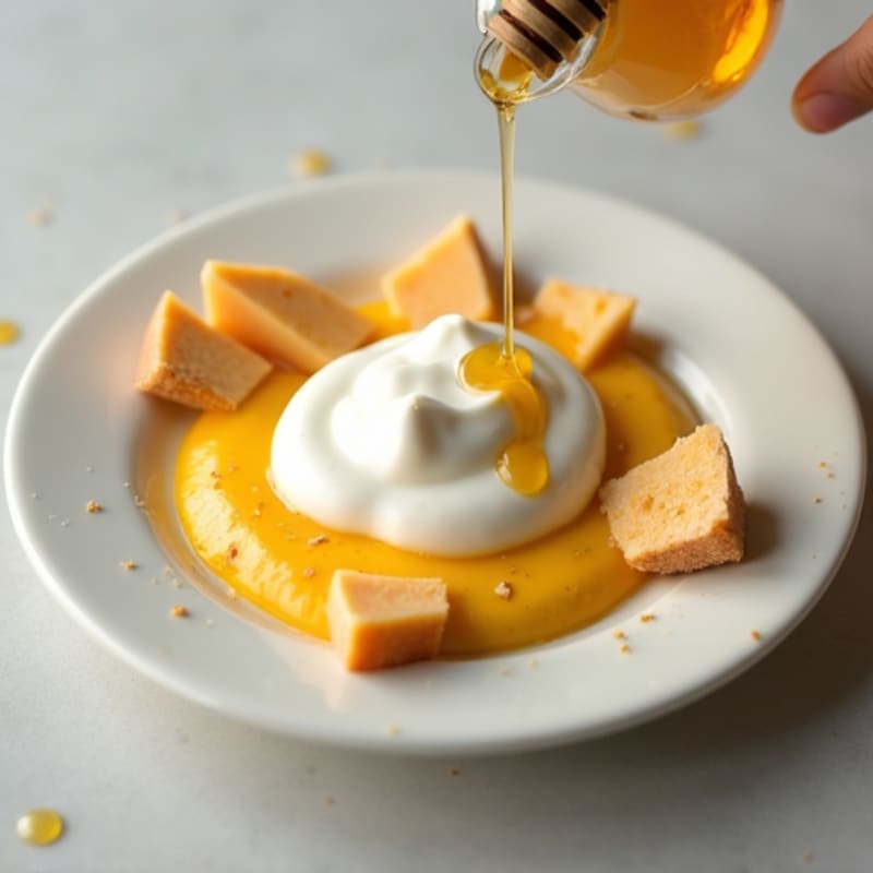 Plain Nonfat Greek Yogurt with Raw Cheese and Collagen