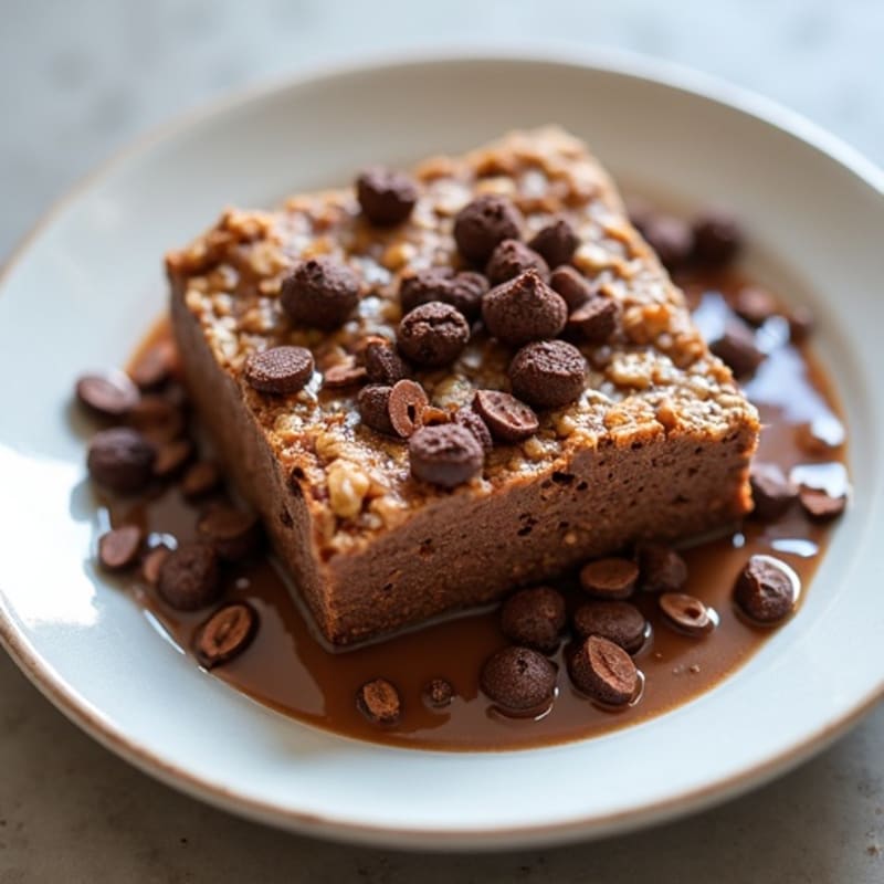 Molten Chocolate Protein Baked Oats