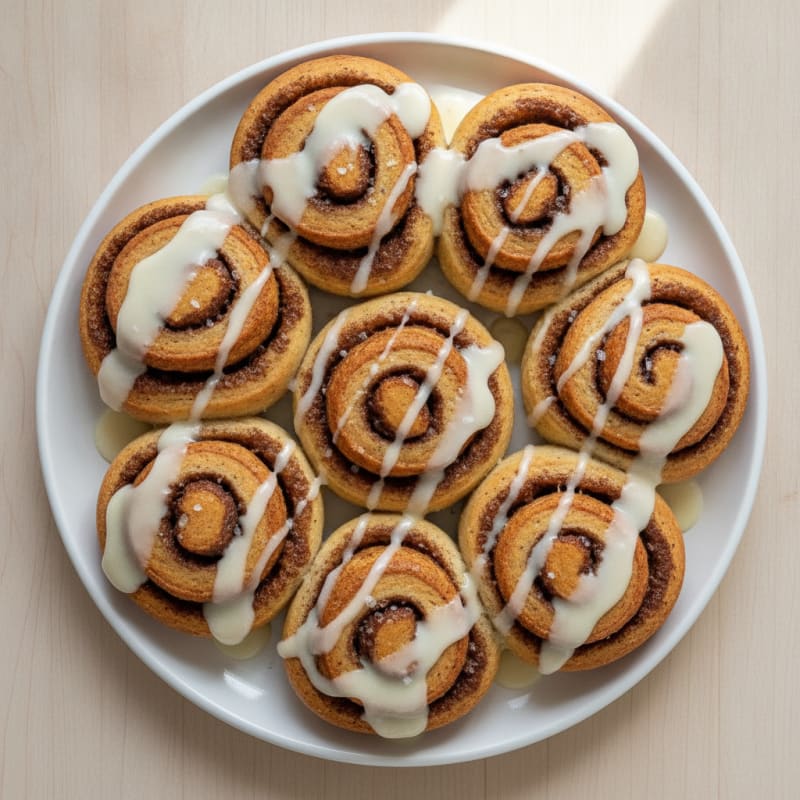 Cottage Cheese Cinnamon Swirl Rolls