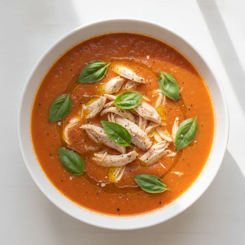 Roasted Tomato Basil Soup