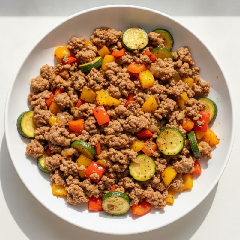 Savory Ground Beef Skillet