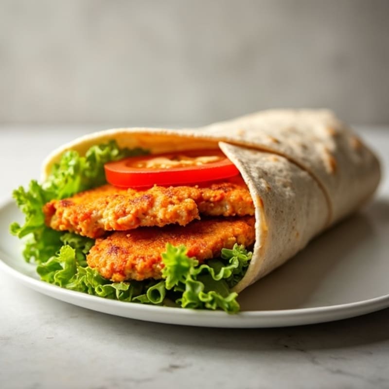 Crispy Buffalo Ranch Chicken Wrap