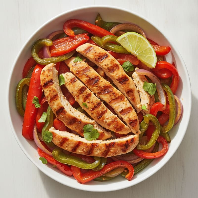 Sheet Pan Chicken Fajita Bowl