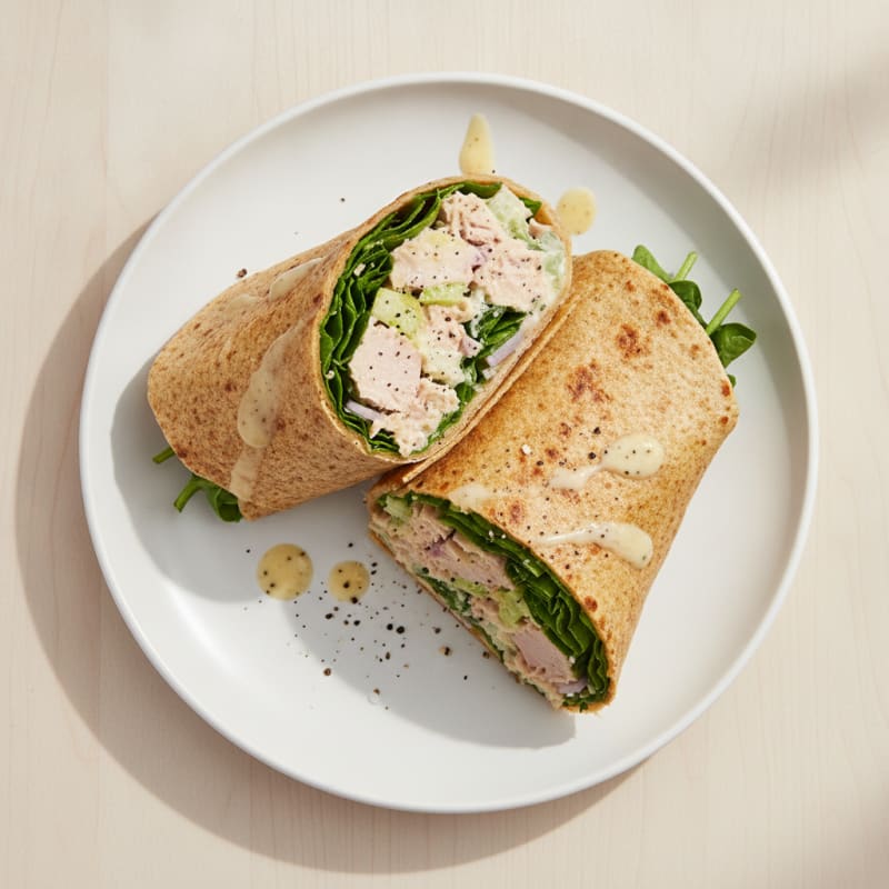 Dill Tuna Salad Protein Wrap