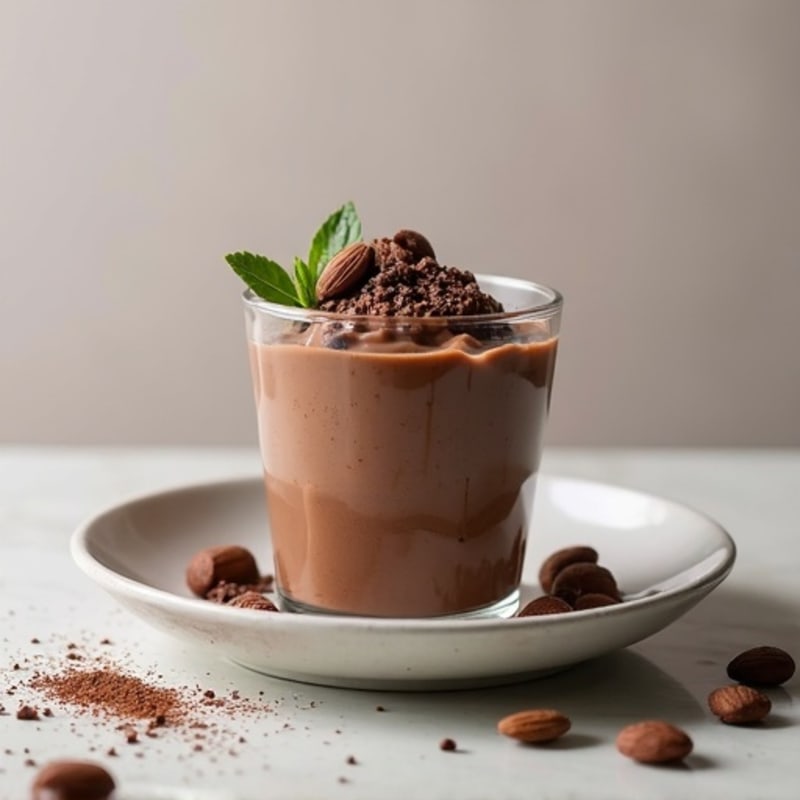 Silky Chocolate Protein Pudding with Greek Yogurt