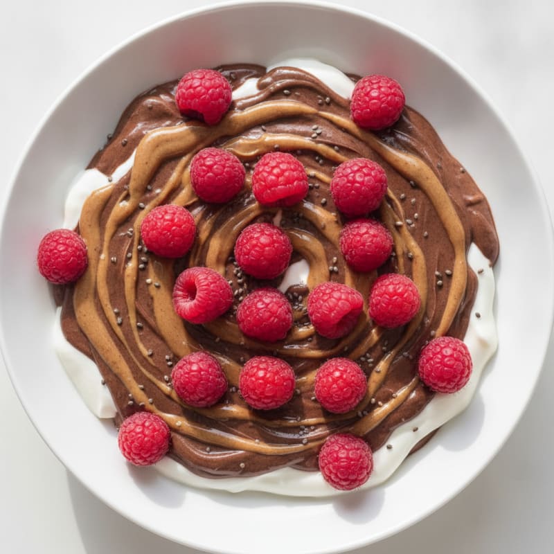 Creamy Greek Yogurt Protein Pudding with Cocoa