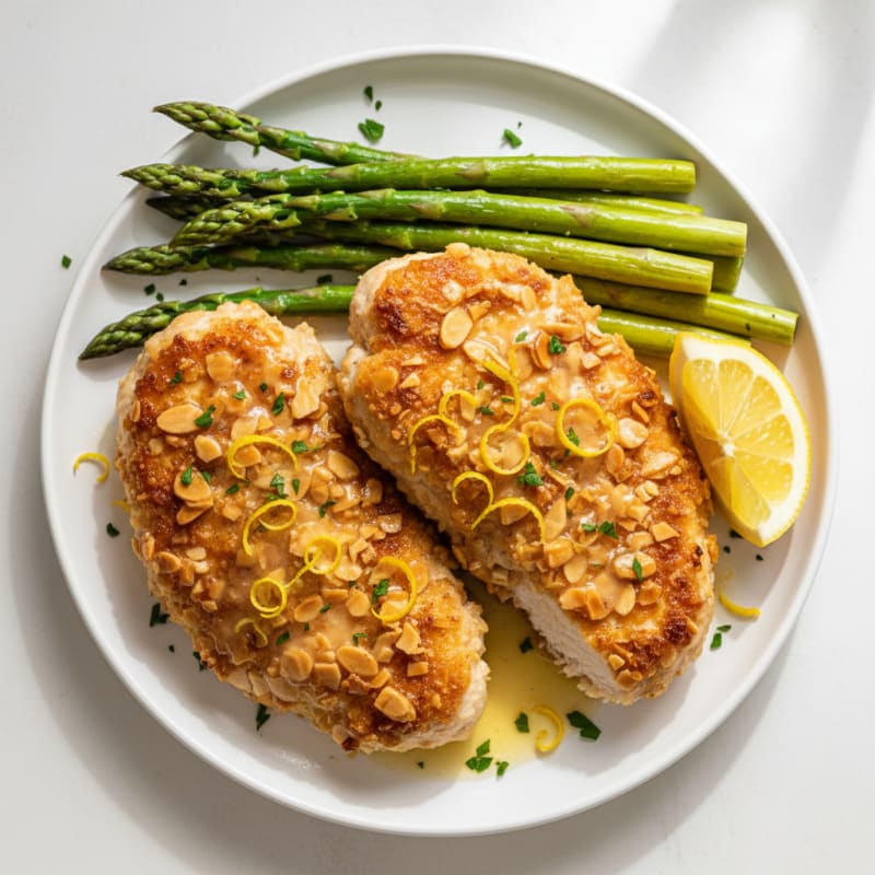 Crispy Pan-Seared Chicken Cutlets with Zesty Lemon
