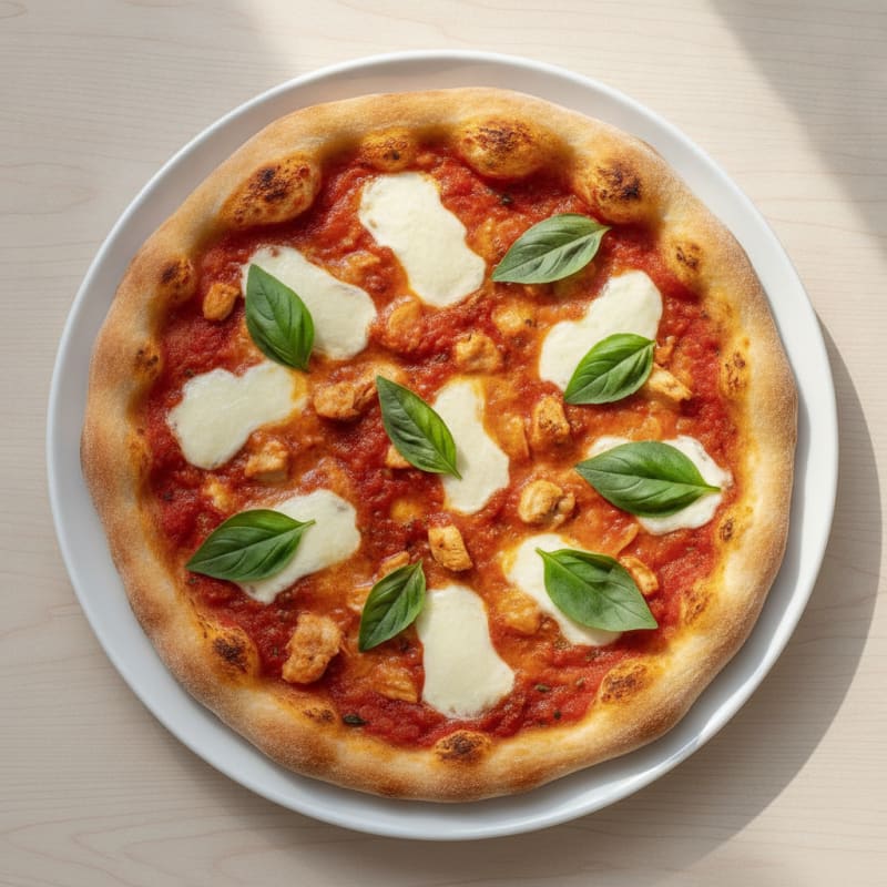 Classic Margherita Pizza with Fresh Basil
