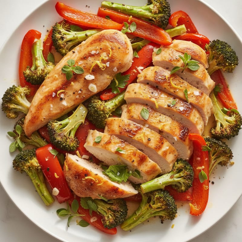 Sheet Pan Lemon Herb Chicken
