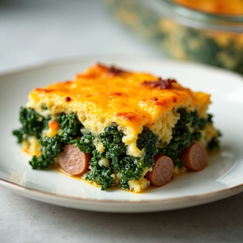 Savory Sausage-Kale Breakfast Casserole