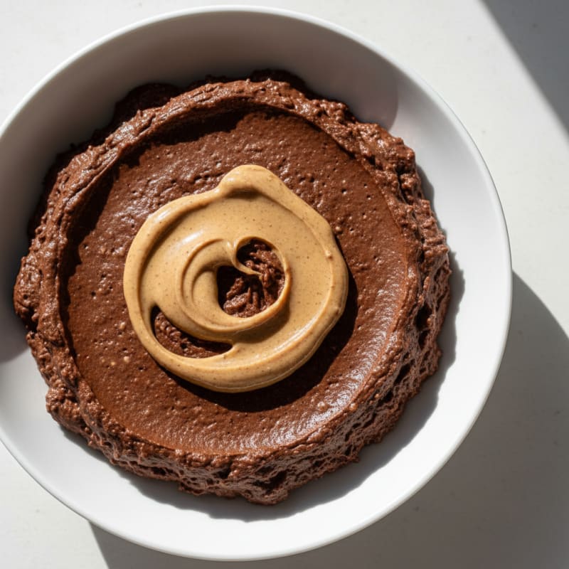 Silky Chocolate Protein Pudding with Cottage Cheese