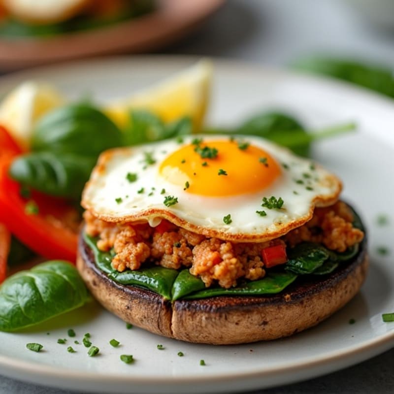 Hearty Stuffed Portobello Mushrooms