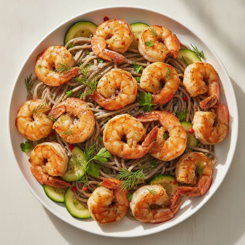 Lemon-Herb Pan-Seared Prawns