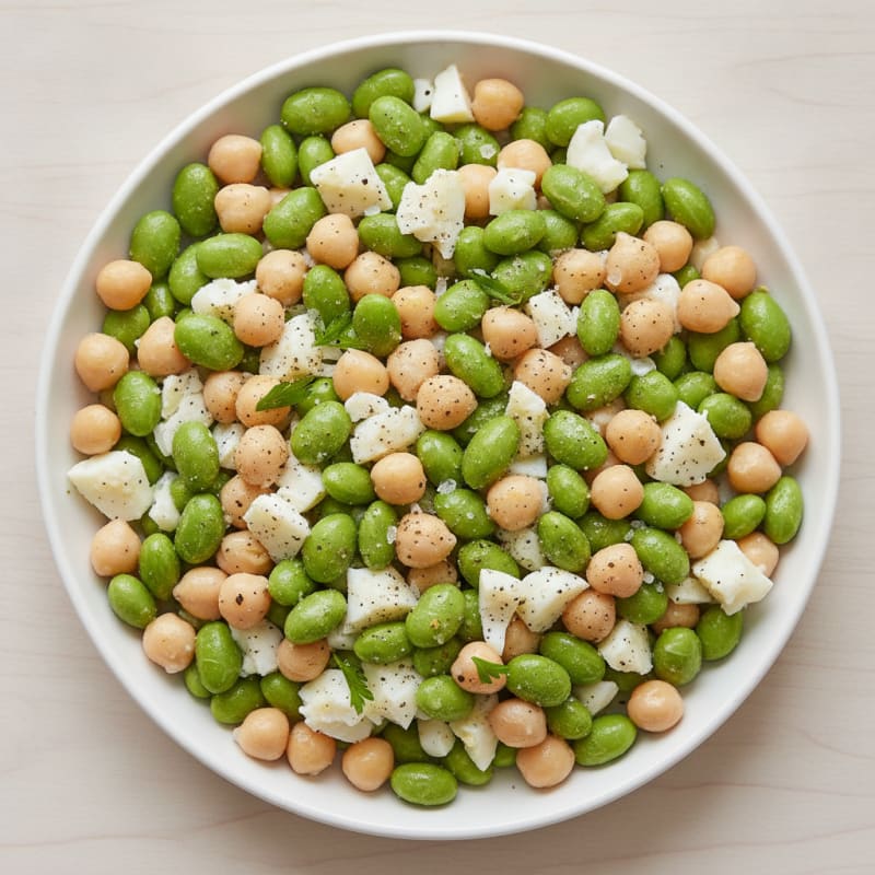 Edamame and Chickpea Protein Salad