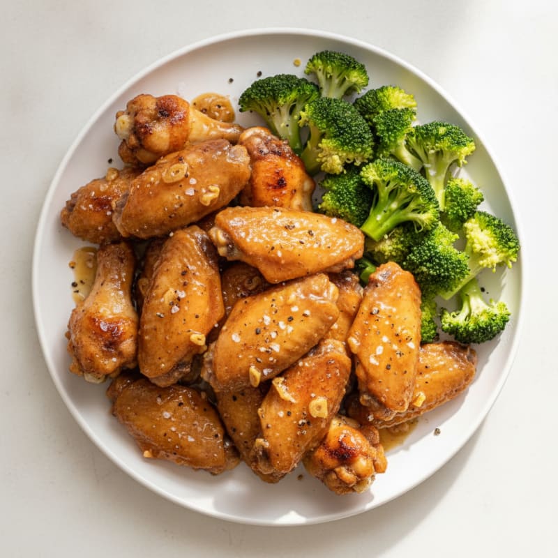 Honey-Garlic Glazed Chicken Wings