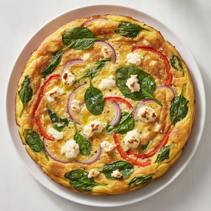 Garden Vegetable Egg White Frittata