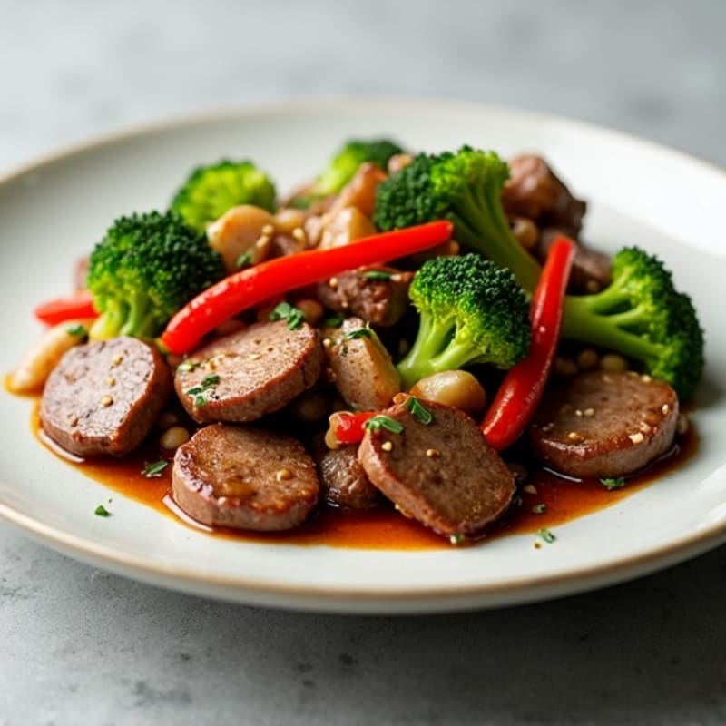Garlic Ginger Beef and Broccoli Stir-Fry
