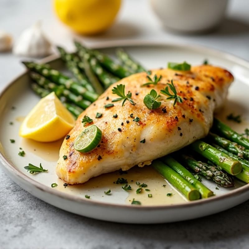 Sheet Pan Lemon Herb Chicken and Asparagus