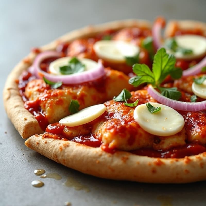 High-Protein BBQ Chicken Pizza