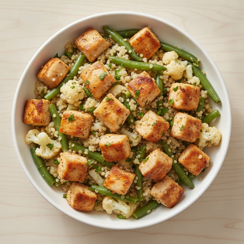 Lemon-Herb Chicken Quinoa Power Bowl