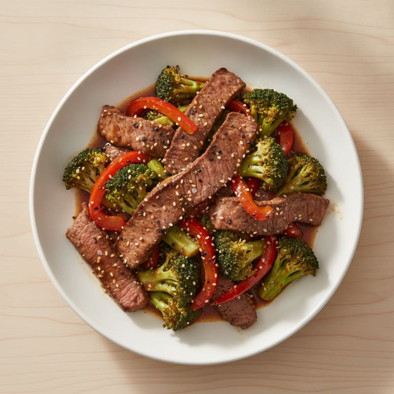 Sesame Beef and Broccoli Stir-Fry