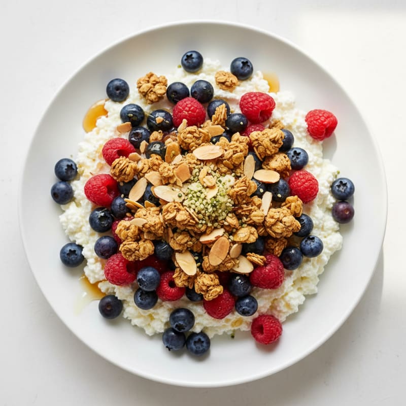 Cottage Cheese and Berry Protein Parfait