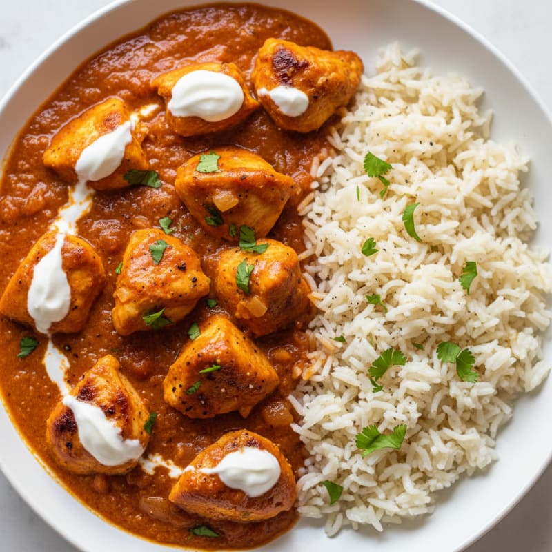 Chicken Tikka Masala with Basmati Rice