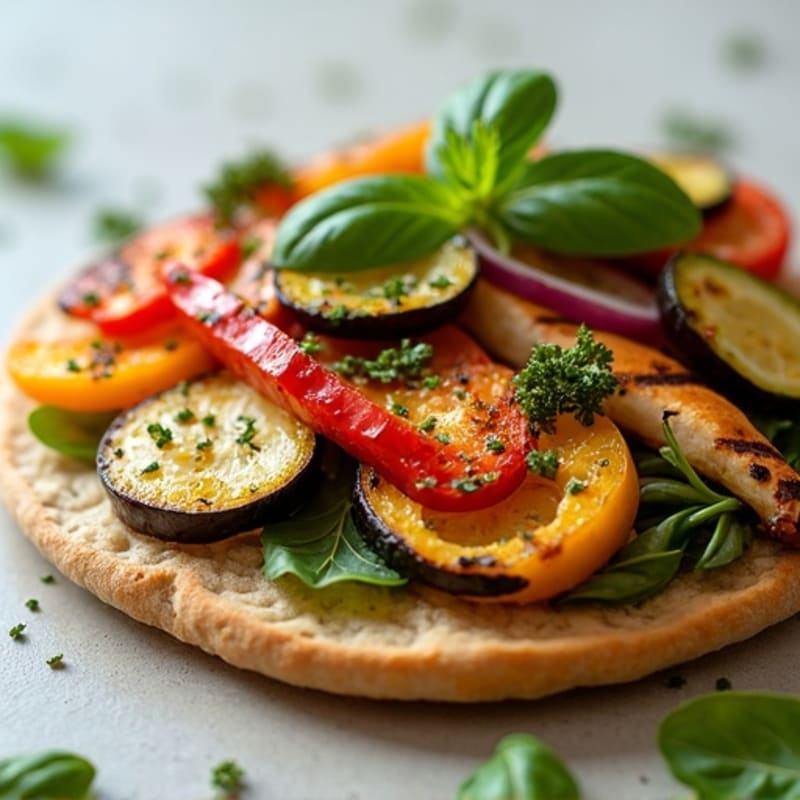 Herb-Roasted Vegetable Flatbread