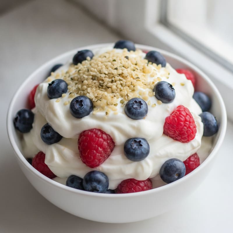 Creamy Greek Yogurt Protein Parfait with Berries