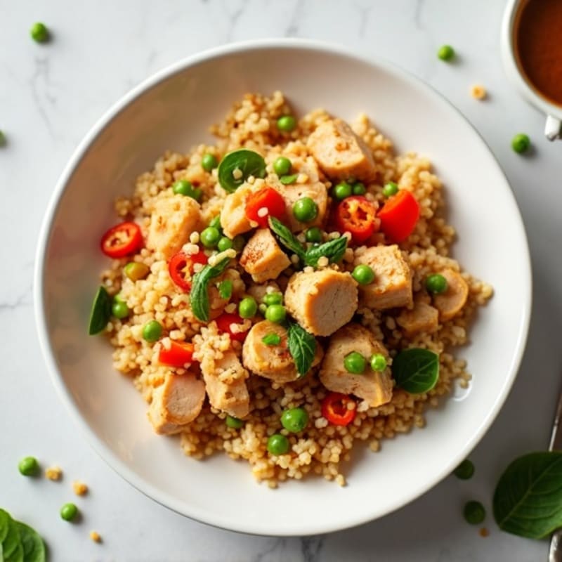 Cauliflower Rice Chicken Stir-Fry